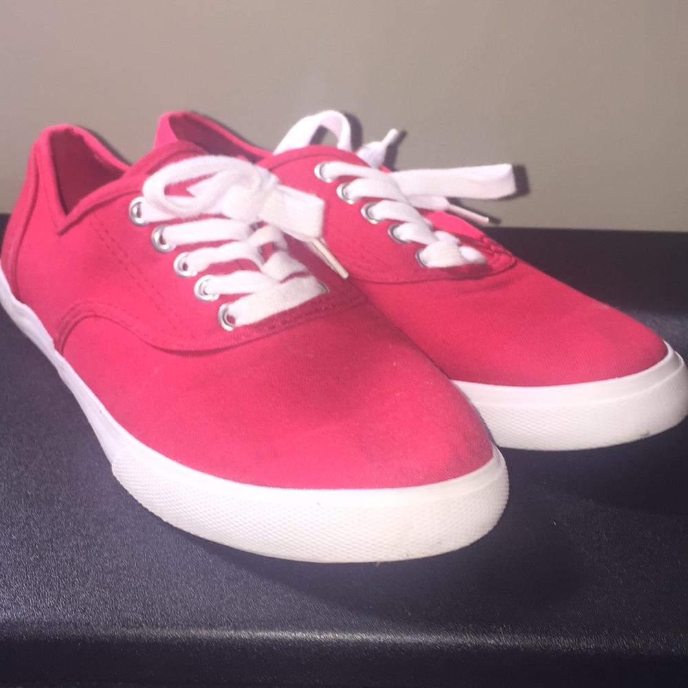 Red Ked style sneakers